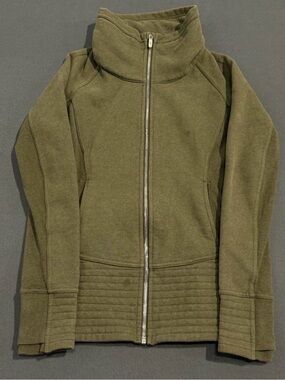 Lululemon Olive Green Zip-Up Jacket
